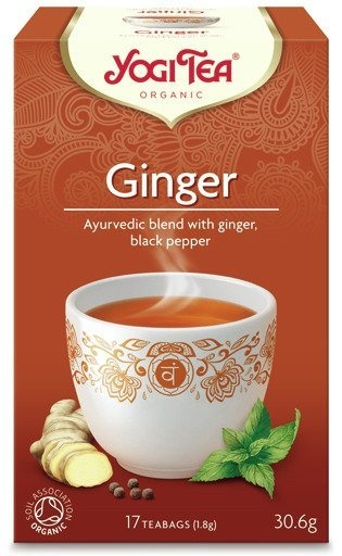 Yogi Tea Ginger 30,6 g, Smak, Ginger