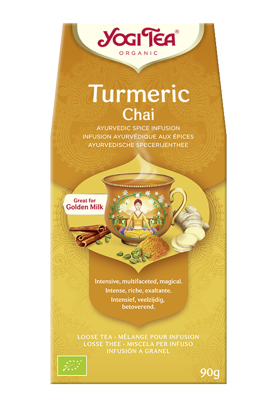 Yogi Tea Turmeric Chai - Sypana 90 g, Smak, Turmeric