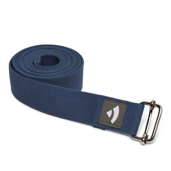 Pasek do jogi Asana niebieski 2,5 m x 38 mm