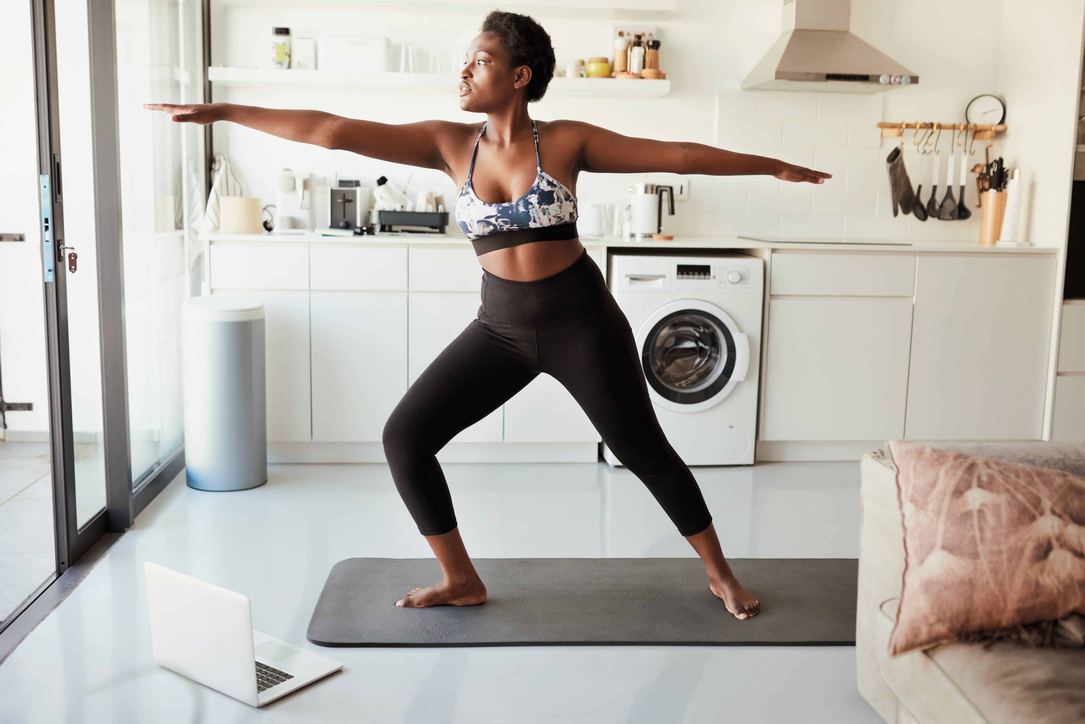  house-black-woman-fitness-with-yoga-wellness-balance-with-breathing-african-person-stretching-healthy-girl-with-workout-pilates-warm-up-with-exercise-challenge-lounge_1