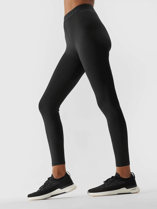Legginsy do jogi 4F F153 z recyklingu - czarne, rozmiar XS