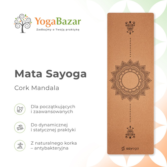 Mata do jogi Sayoga Cork Mandala