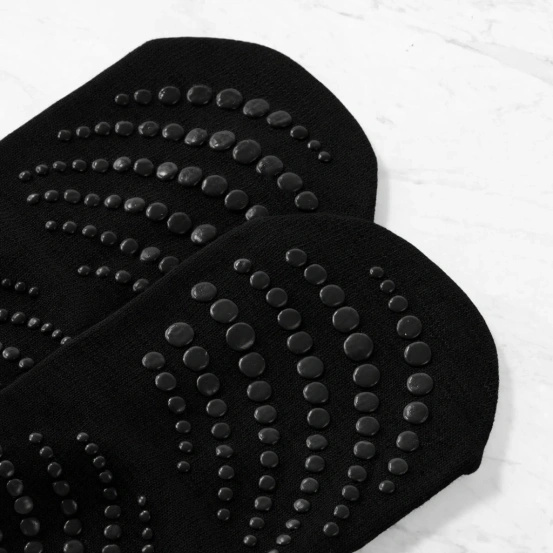 Skarpetki do jogi i pilatesu myga Gripped - czarne