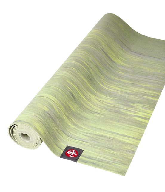 Podróżna mata do jogi Manduka eKO SuperLite Travel 1.5mm - Limelight marbled