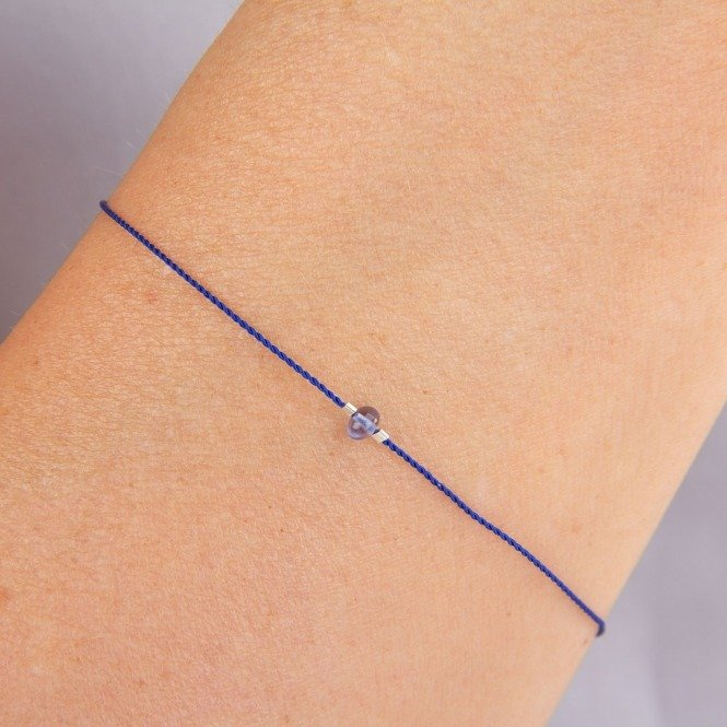 Bransoletka z iolitem - czakra gardła