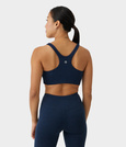 Biustonosz sportowy Manduka Dhara Scoop – Midnight Heather, rozmiar M