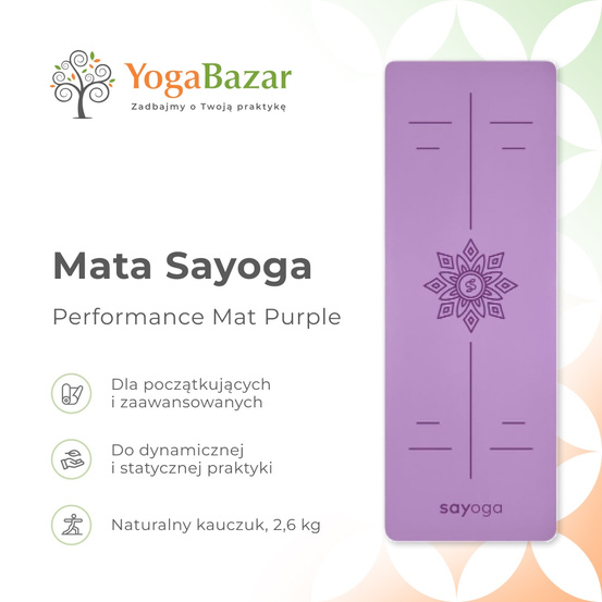 Mata do jogi Sayoga Performance Mat Purple