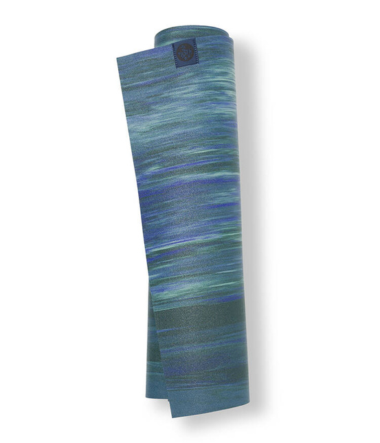 Podróżna mata do jogi Manduka eKO SuperLite Travel 1.5mm - Blue Toad Marble Outlet
