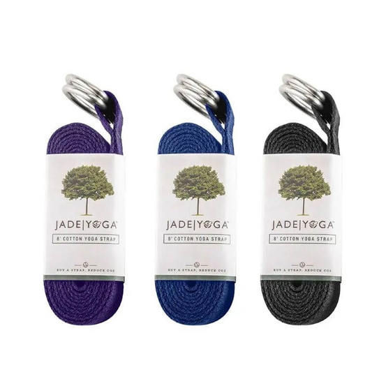 Pasek do jogi Jade Yoga Strap 244 cm - niebieski