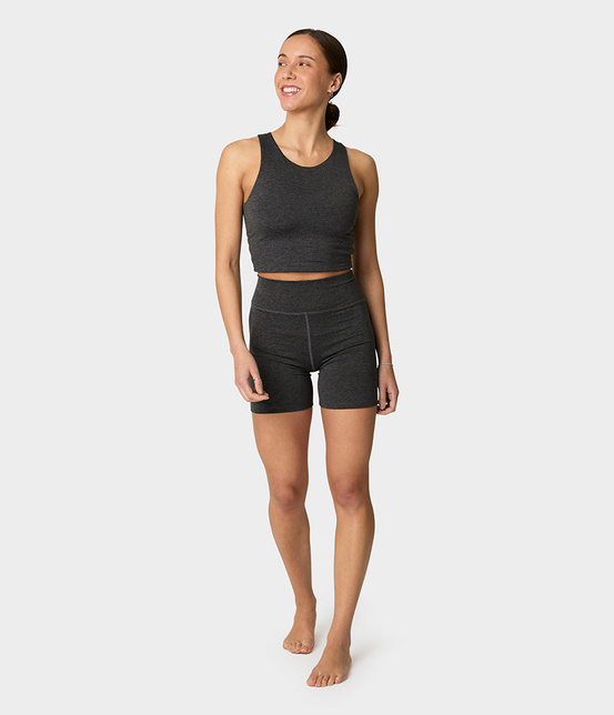 Top damski Manduka Dhara – Phantom Heather, rozmiar L