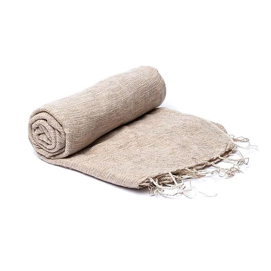 Szal do medytacji - kremowy