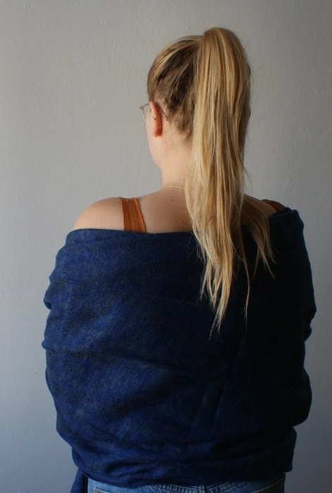 Szal do medytacji - kremowy