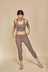 Legginsy do jogi Moonholi Yoggings 7/8 - beżowe rozmiar S