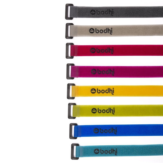 Opaska zaciskowa na maty do jogi - turkusowa