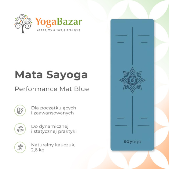 Mata do jogi Sayoga Performance Mat Blue