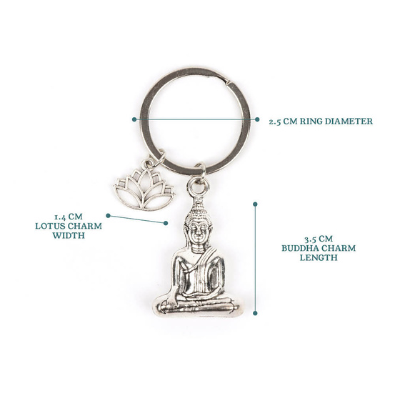Brelok myga - Budda Lotos