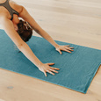 Ręcznik do jogi GRIP2 błękitny