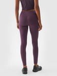 Legginsy treningowe 4F F301 średni stan - fioletowe, rozmiar XS