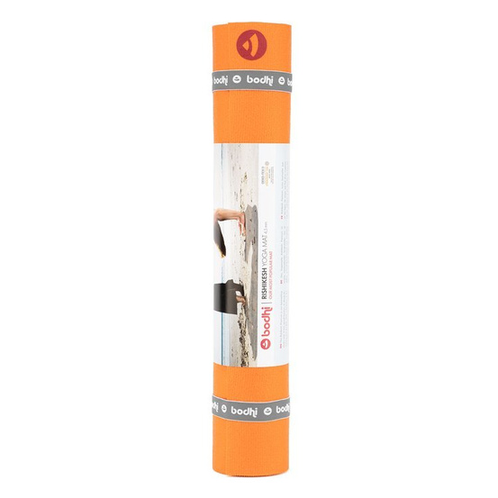 Mata do jogi Rishikesh Premium 4.5mm - Długa i szeroka 200cm x 80cm - pomarańczowy x