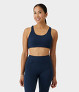 Biustonosz sportowy Manduka Dhara Scoop – Midnight Heather, rozmiar L