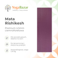 Mata do jogi Rishikesh Premium 4.5mm - ciemnofioletowa