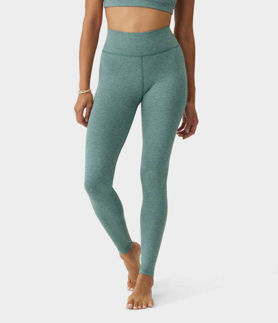 Legginsy damskie Manduka Dhara – Black Sage Heather, rozmiar M