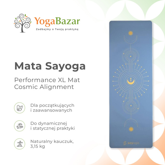 Mata do jogi Sayoga Performance XL Mat Cosmic Alignment