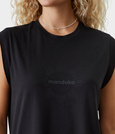 Koszulka damska Manduka Warrior – Black, rozmiar M