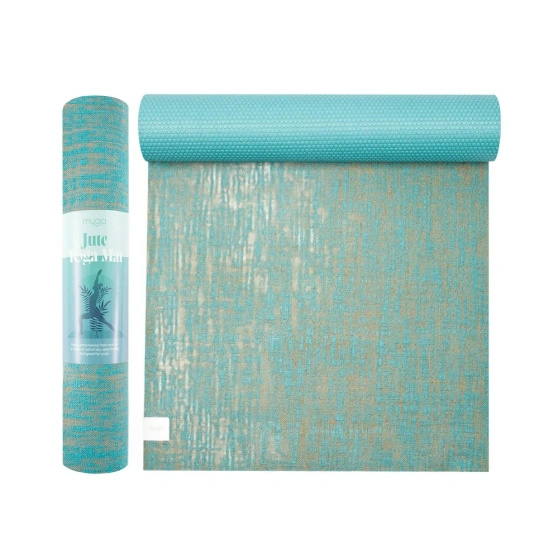 Mata do jogi Myga Jute 5mm - Turkusowa