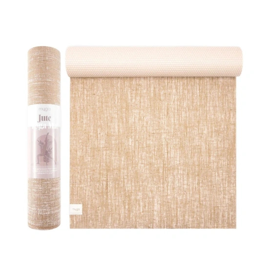Mata do jogi Myga Jute 5mm - Beżowa Outlet