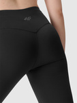 Legginsy do jogi 4F z recyklingu F185 - czarne, rozmiar XS