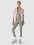 Biustonosz sportowy 4F USBAF138 low support - oliwkowy, rozmiar S