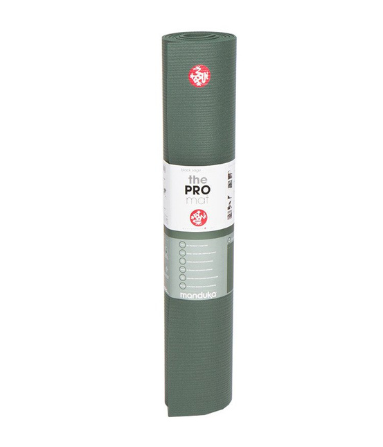 Mata do jogi Manduka Pro 6mm - Black Sage - seria Almost Perfect