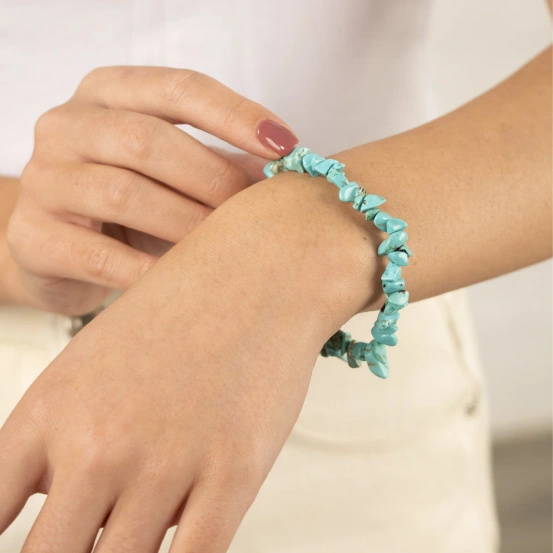 Bransoletka myga Chip Bracelet - Turkus
