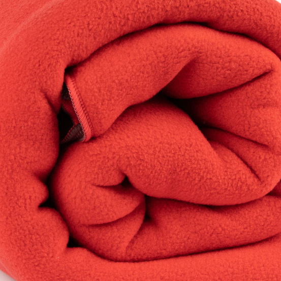 Koc do jogi Myga Fleece - czerwony