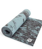 Mata do jogi Manduka Comfort Cushion 8mm - Blue Lotus Marble