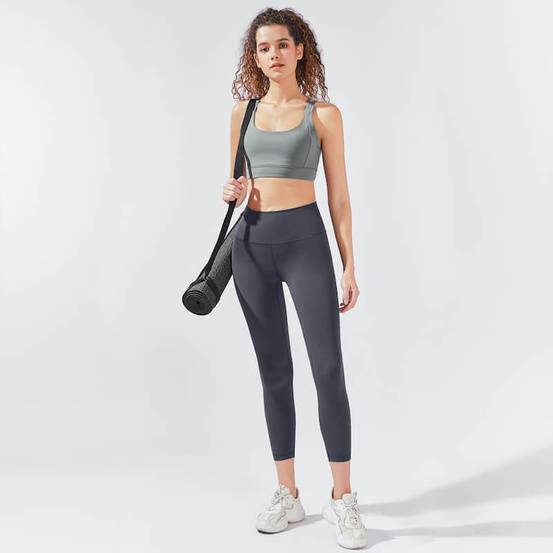 Legginsy myga Yula High-Waisted 7/8 - Grey rozmiar S
