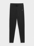 Legginsy dzianinowe 4F F108 wysoki stan - czarne, rozmiar XS
