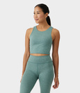 Top damski Manduka Dhara – Black Sage Heather, rozmiar M