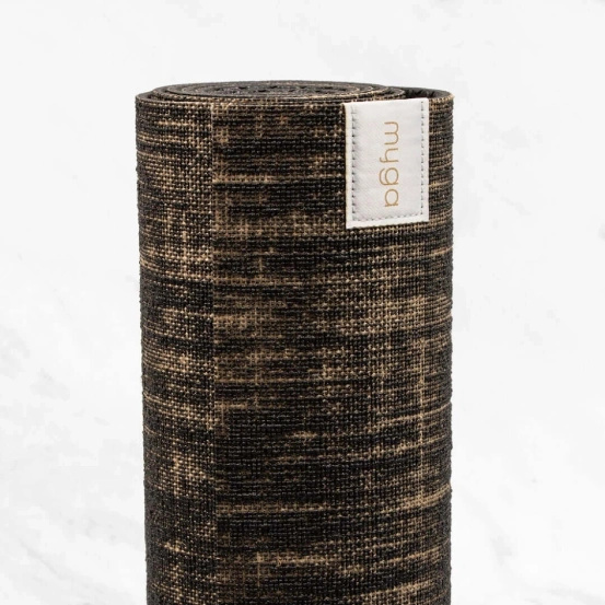 Mata do jogi Myga Jute 5mm - Czarna Outlet