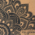 Mata do jogi Yoga Design Lab Combo Travel 1,5mm - Mandala Black