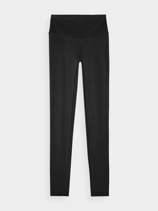 Legginsy do jogi 4F z recyklingu F185 - czarne, rozmiar S