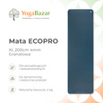 Mata do jogi ECOPRO XL 200cm 4mm - Granatowa