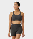 Biustonosz sportowy Manduka Dhara Scoop – Phantom Heather, rozmiar S