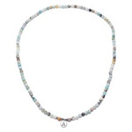 Naszyjnik mala z kamieniem amazońskim