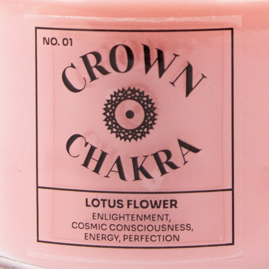 Świeca zapachowa lotos - Czakra korony