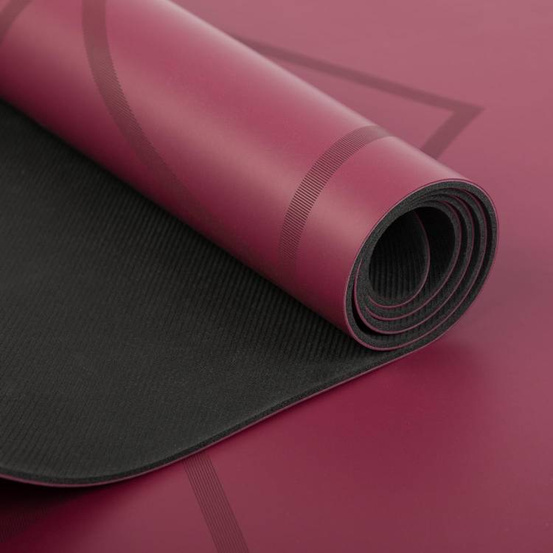 Mata do jogi Phoenix 4mm - Fioletowy z Kwiatem Życia