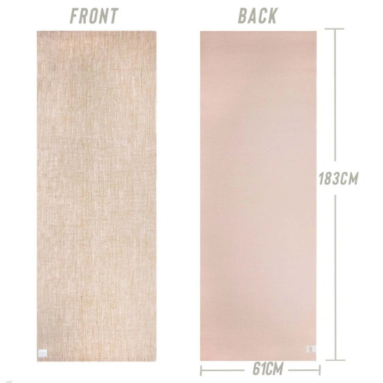 Mata do jogi Myga Jute 5mm - Beżowa