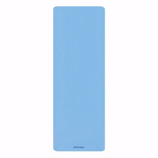 Mata do ćwiczeń fitness Spokey Softmat 1cm - błękitny