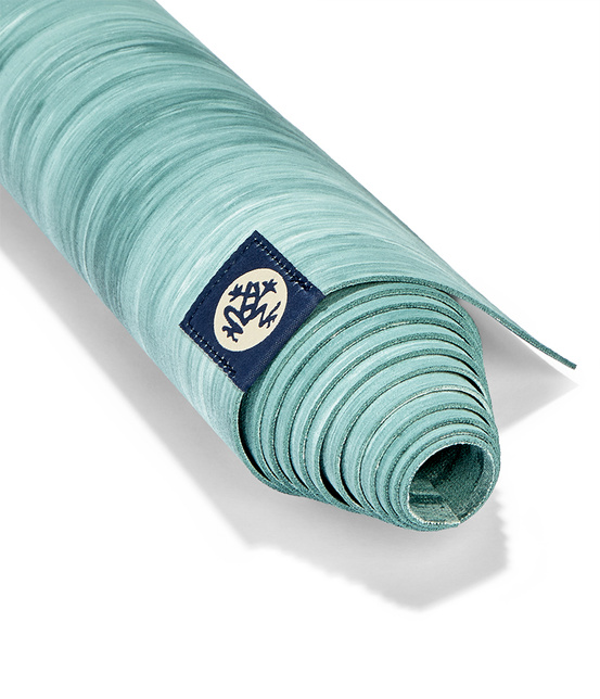 Podróżna mata do jogi Manduka eKO SuperLite Travel 1.5mm - Sage Marbled